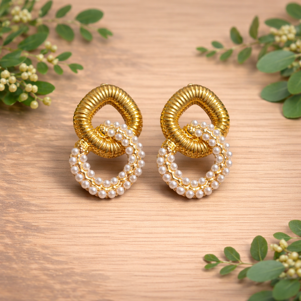 Aretes Elegancia Perla
