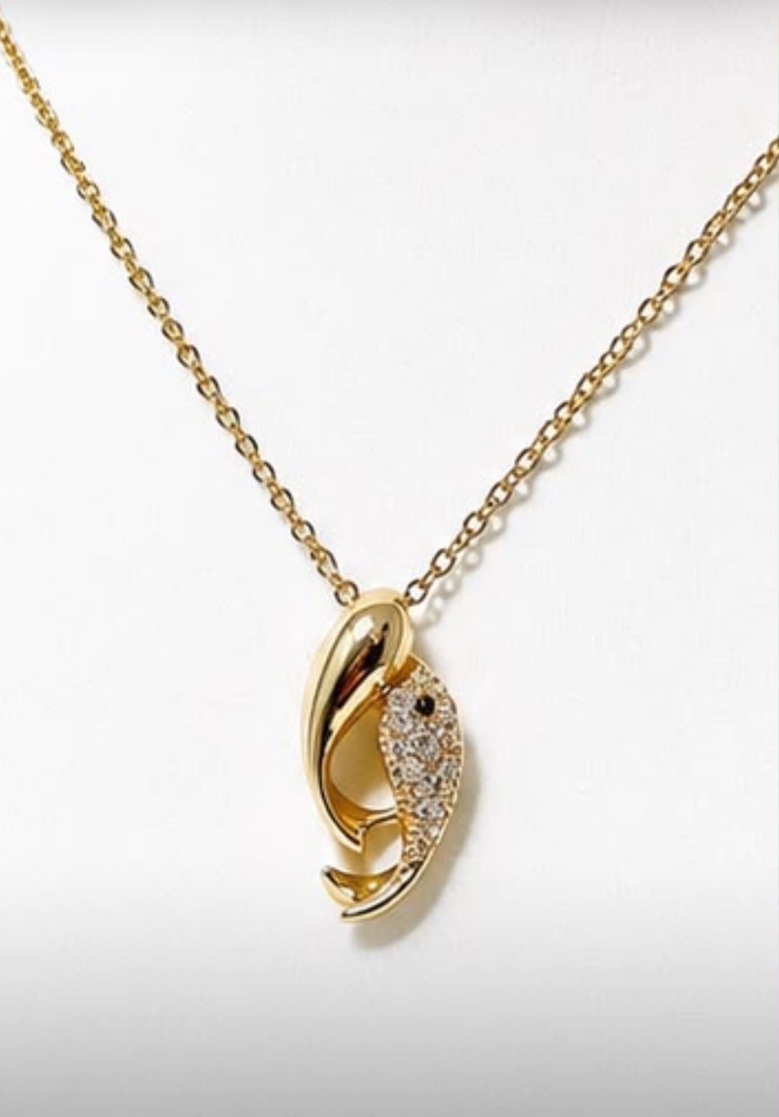 Collar Dos Peces Dorados
