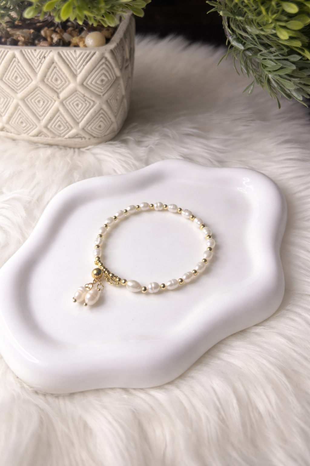 Pulsera Perla Clásica 16.5cm