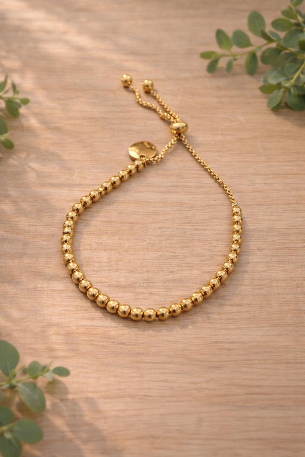 Pulsera Golden Beads Luxe