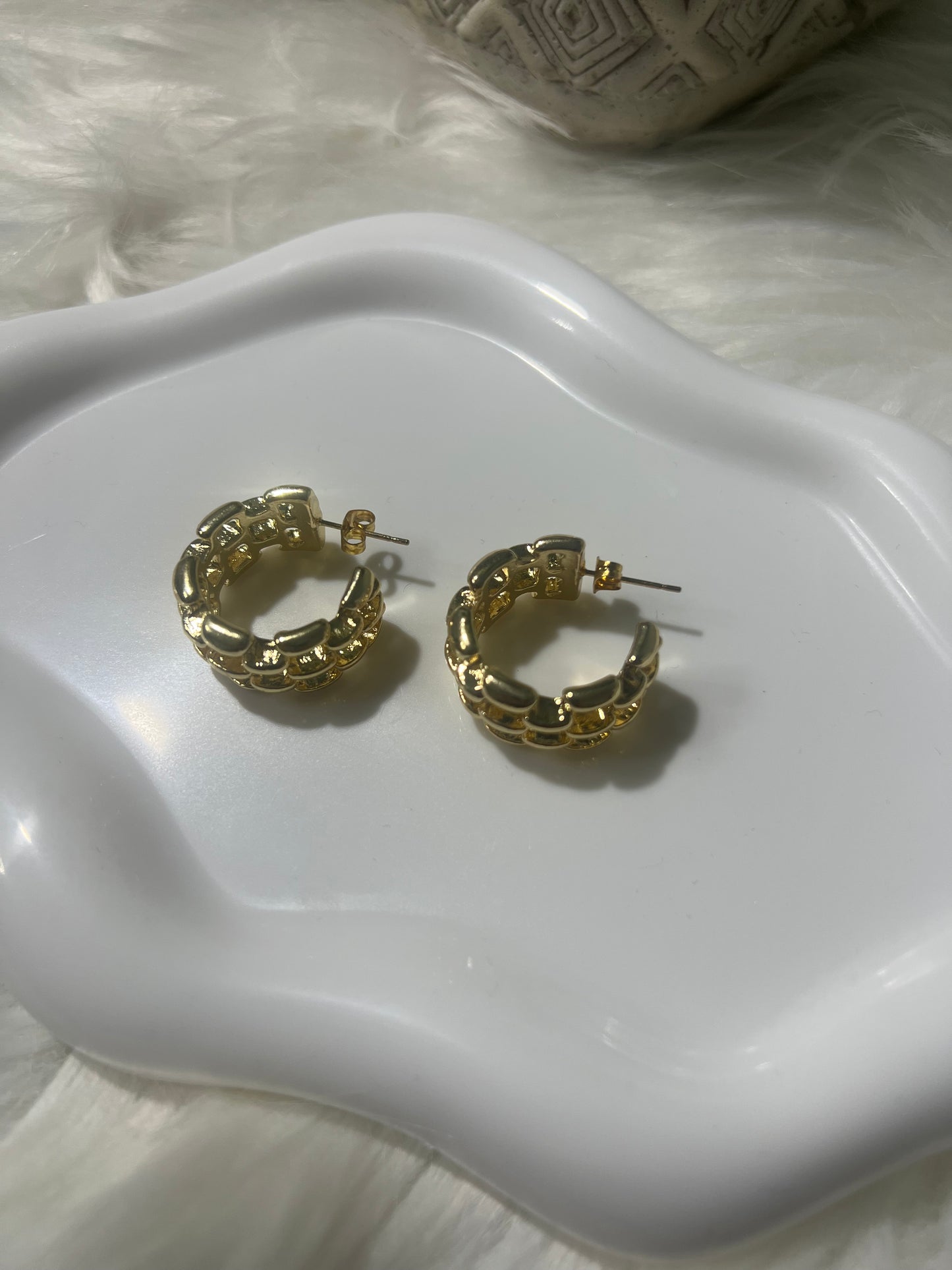 Aretes Aro Dorado Elegance