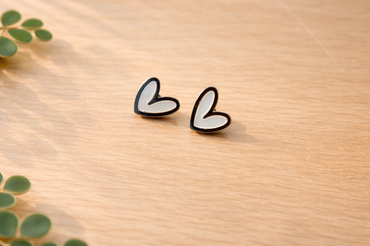 Aretes de Amor plateado