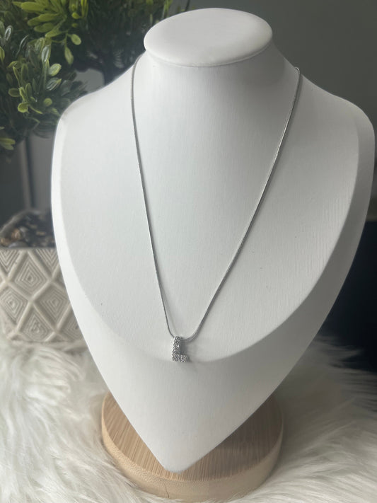 Collar Silver Glow “L”