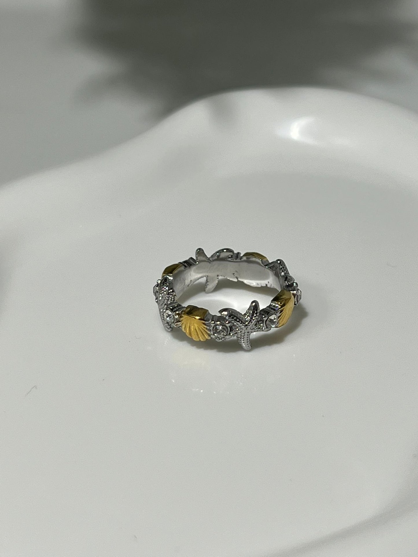Anillo Brisa Marina Bicolor