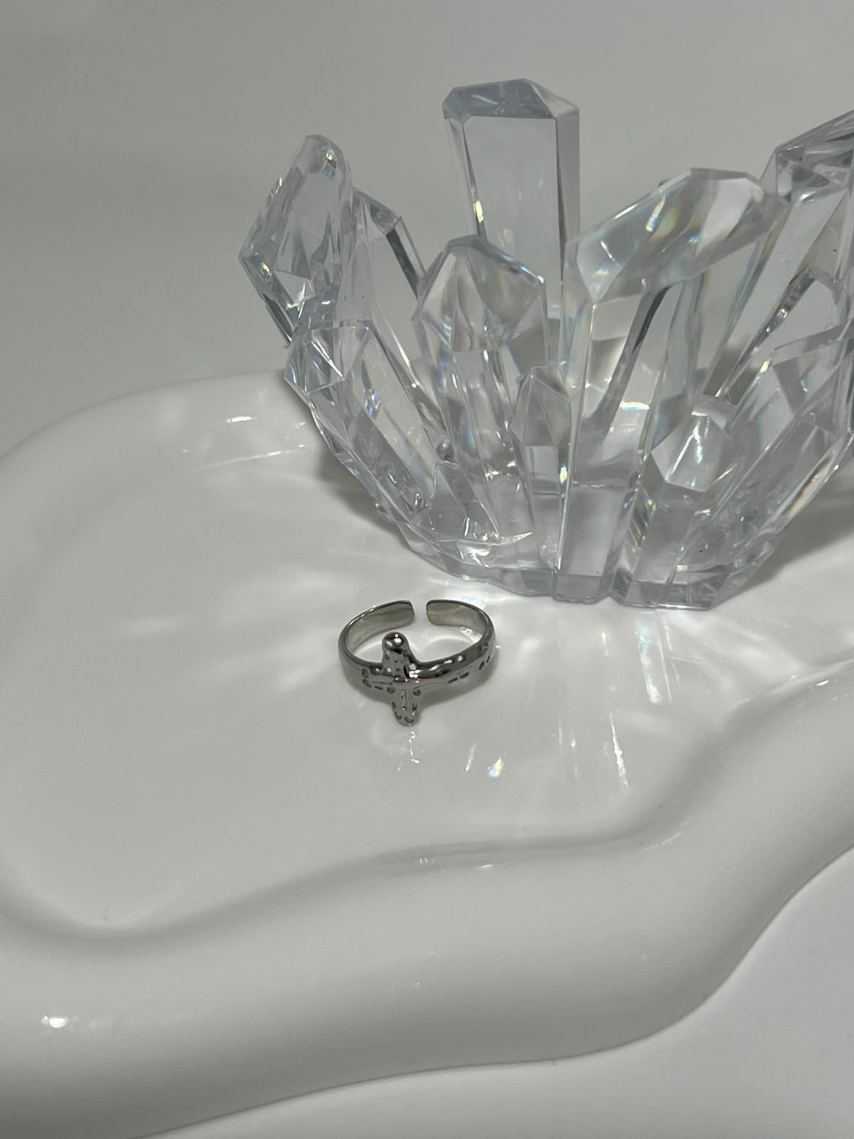 Anillo Cruz Ajustable