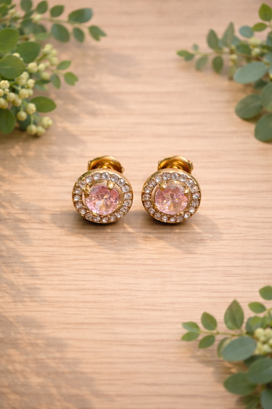Aretes Pink Glow