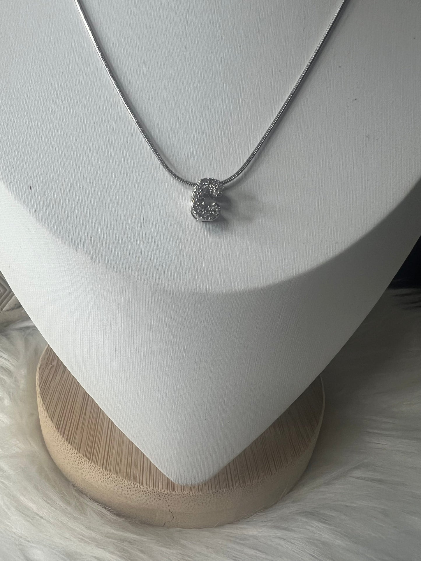 Collar Silver Glow “C”