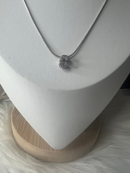 Collar Silver Glow “C”