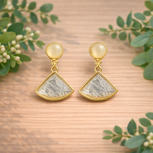 Aretes Brisa de mármol
