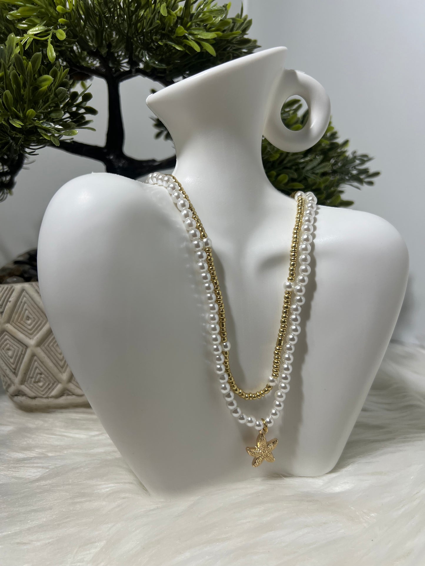 Collar doble Perlas Del Mar