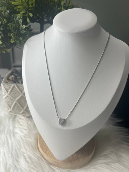 Collar Silver Glow “V”