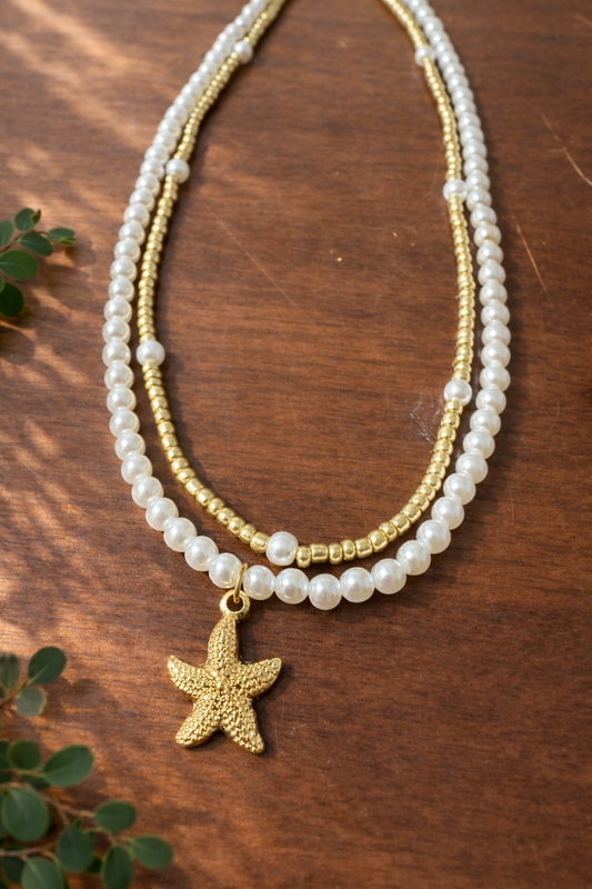Collar doble Perlas Del Mar
