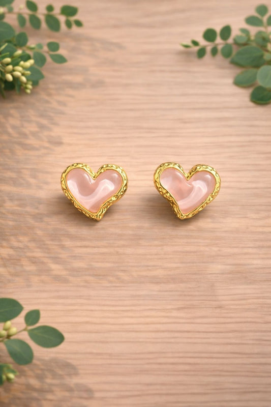 Aretes Suspiro Rosa