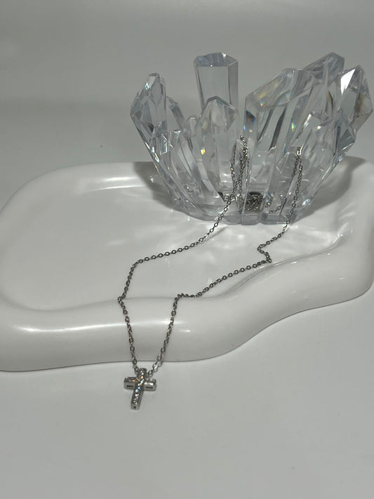 Collar Cruz Brillante